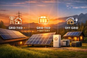 Grid-Tied vs. Off-Grid Solar