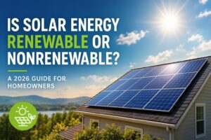 Is solar energy renewable or not?