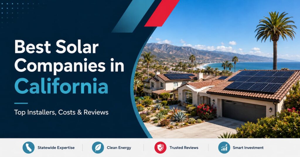 best solar companies california