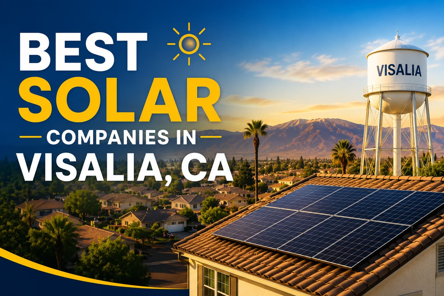 Best solar companies in Visalia