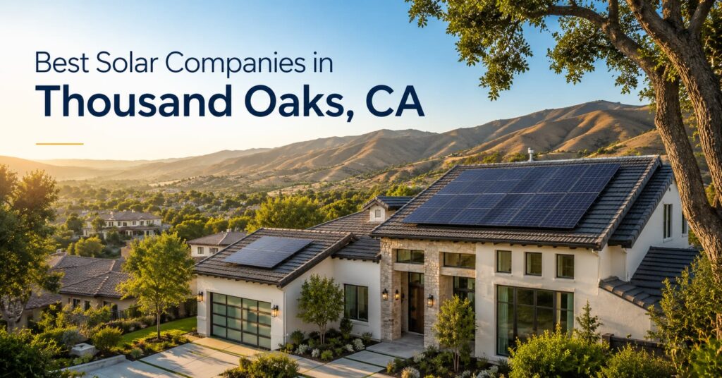 Best solar companies in Thousand Oaks