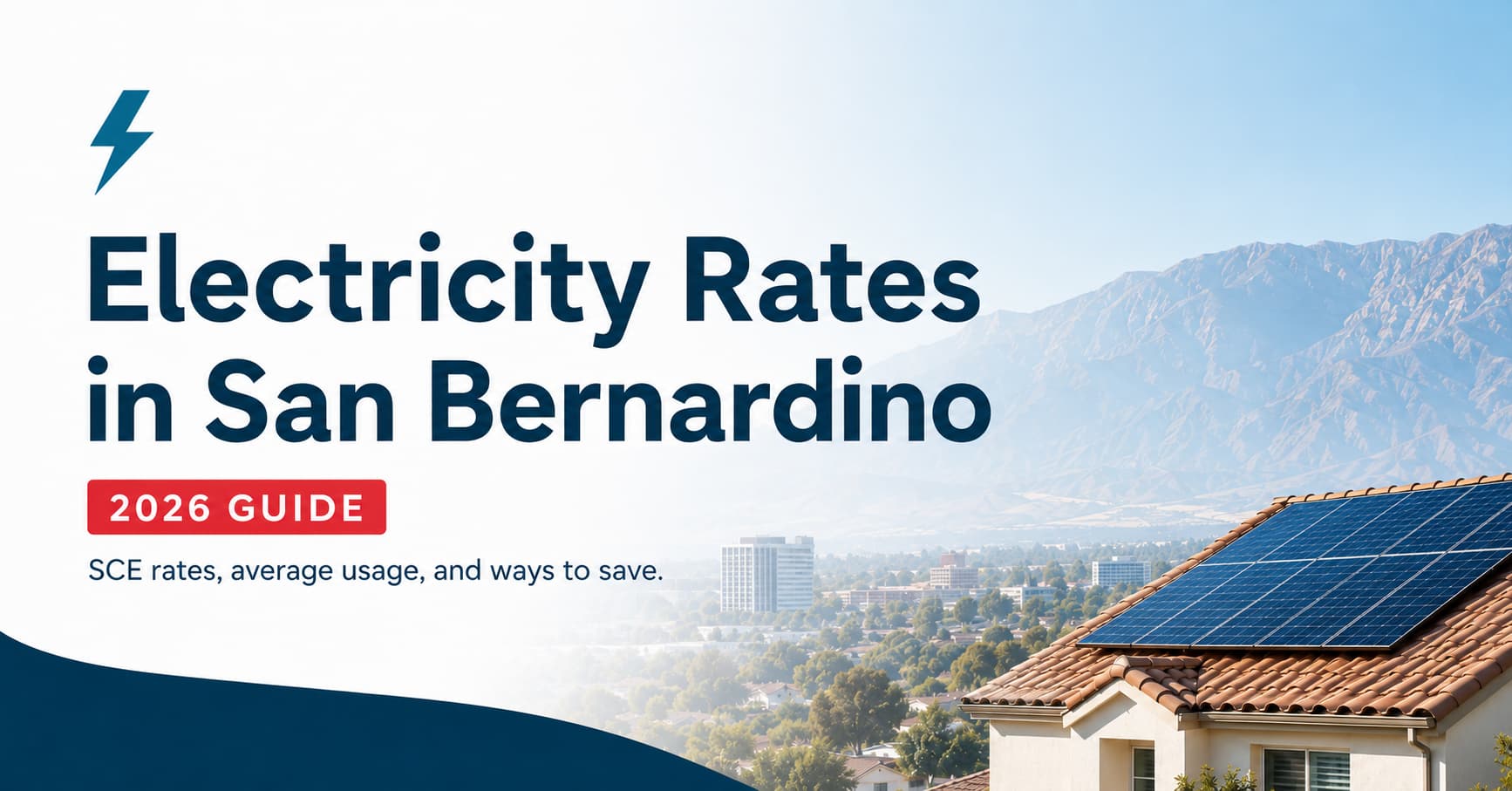 average electricity bill in san bernardino