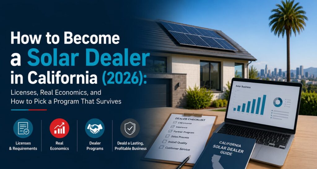 California Solar Dealer Guide 2026