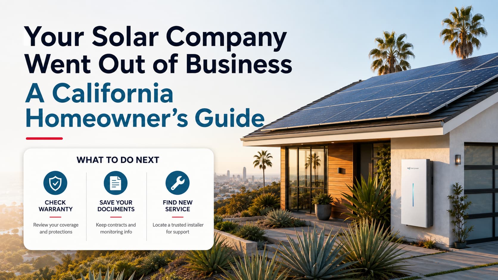 Solar Homeowner’s Guide and Next Steps