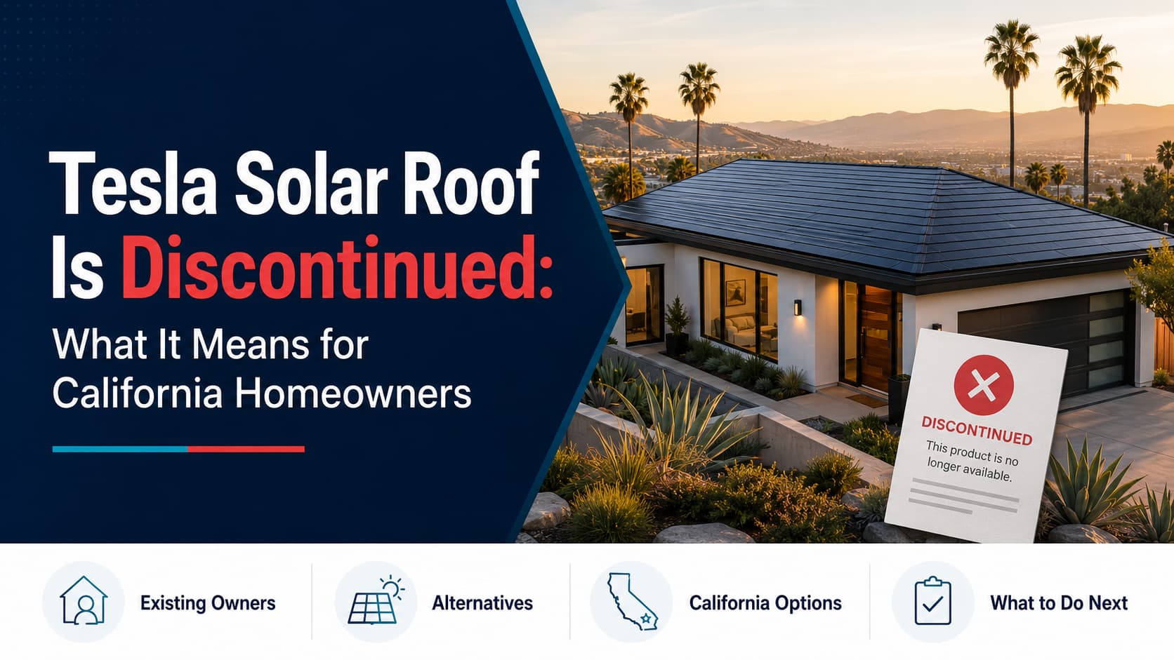 Tesla Solar Roof Discontinued in California