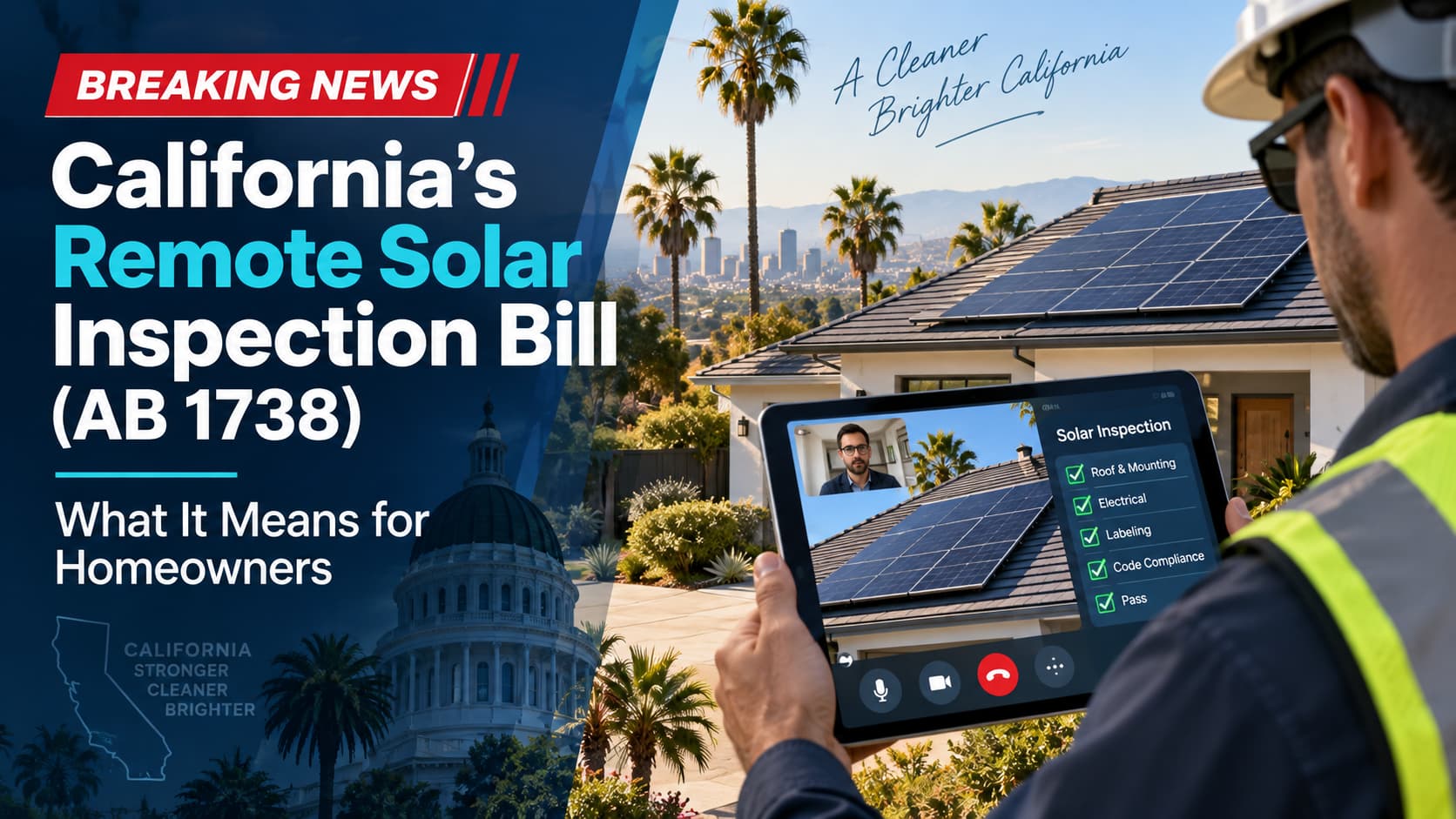 California's Remote Solar Inspection Bill